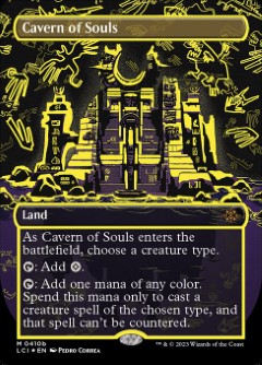 Cavern of Souls The Lost Caverns of Ixalan Cosmium Neon Ink Art